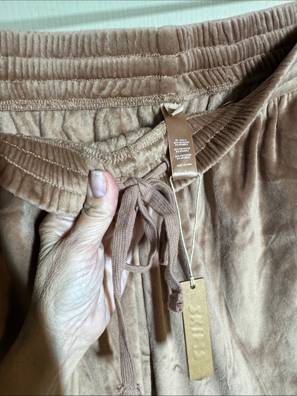 Skims Soft Velour Lounge Pants Large - Picture 2 of 13